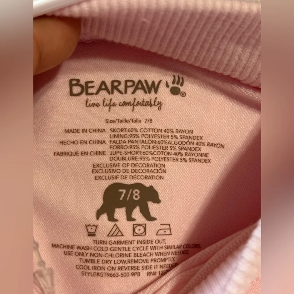 Bearpaw Floral Purple and Pink  Skirt